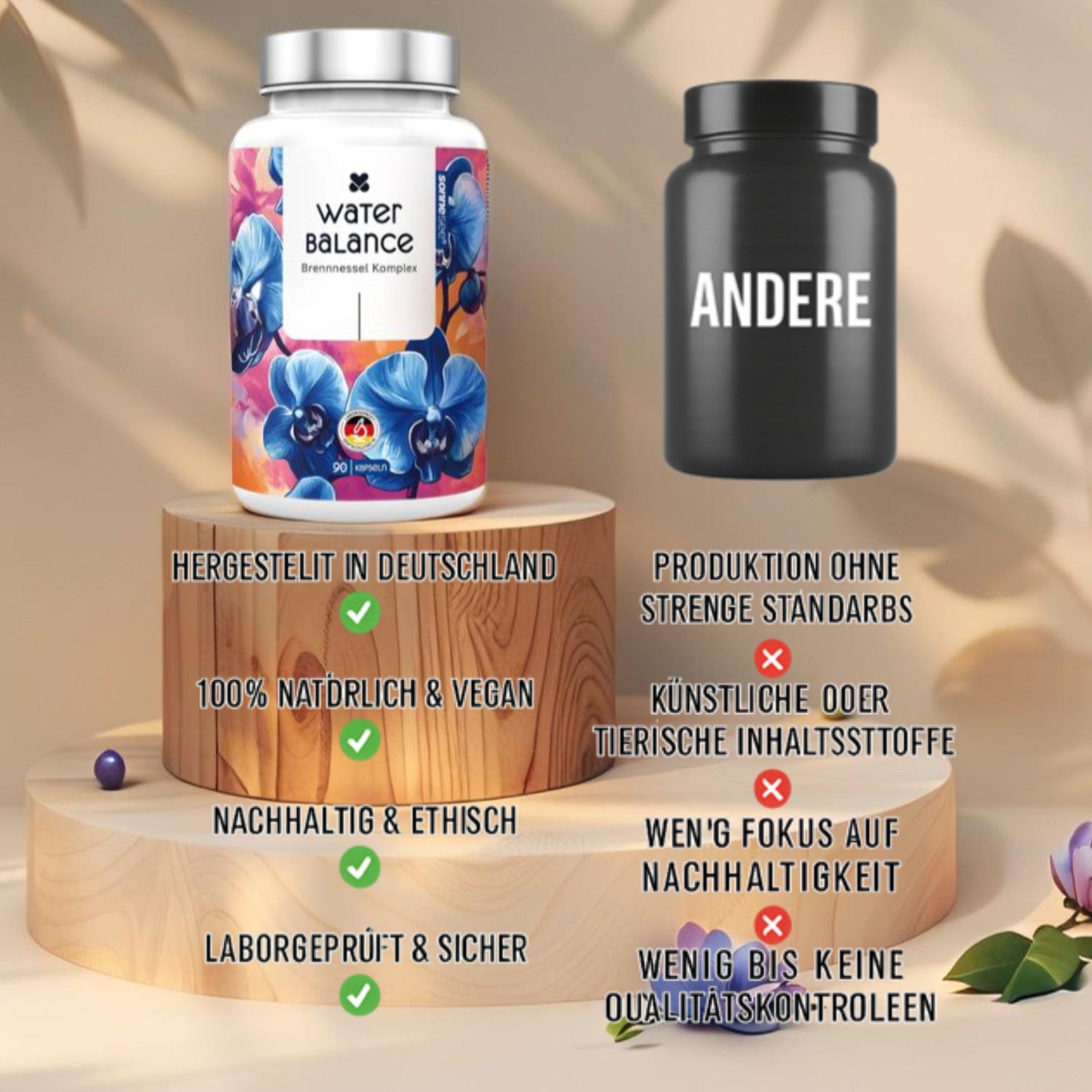 HydraBloom Water Balance – Entwässerung & natürliche Balance mit Brennnessel-Komplex